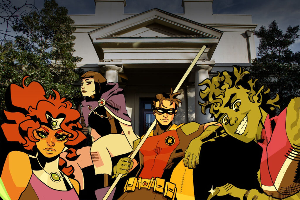 teen titans at ships of the sea museum by kevin betou